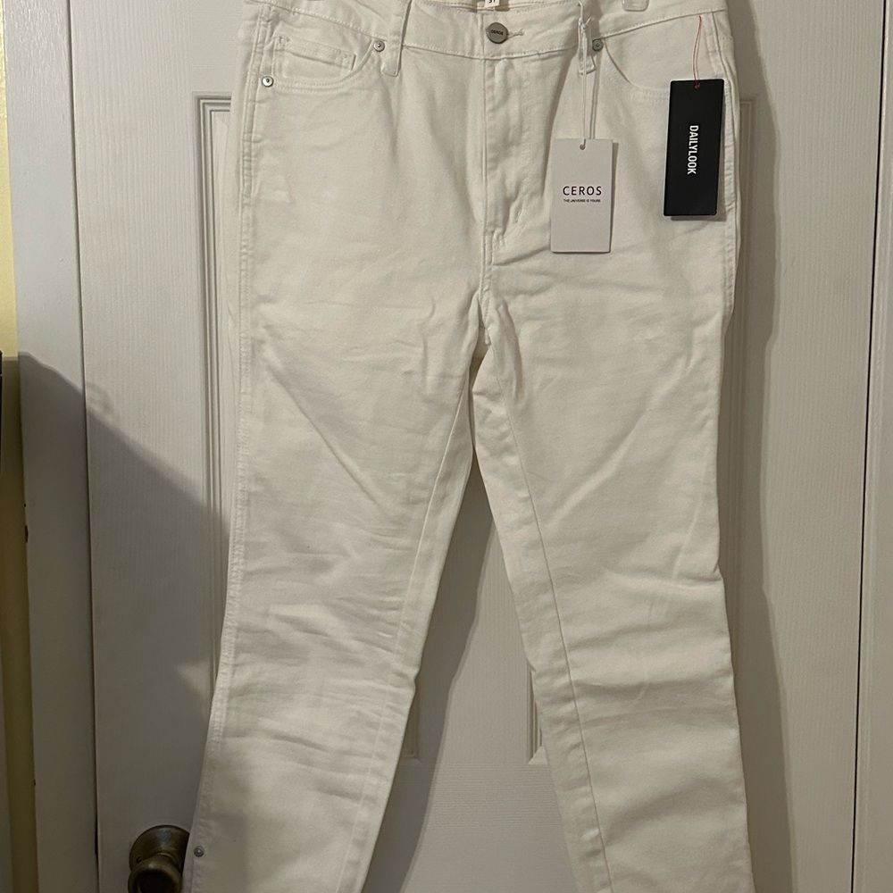 Ceros White Skinny Jeans